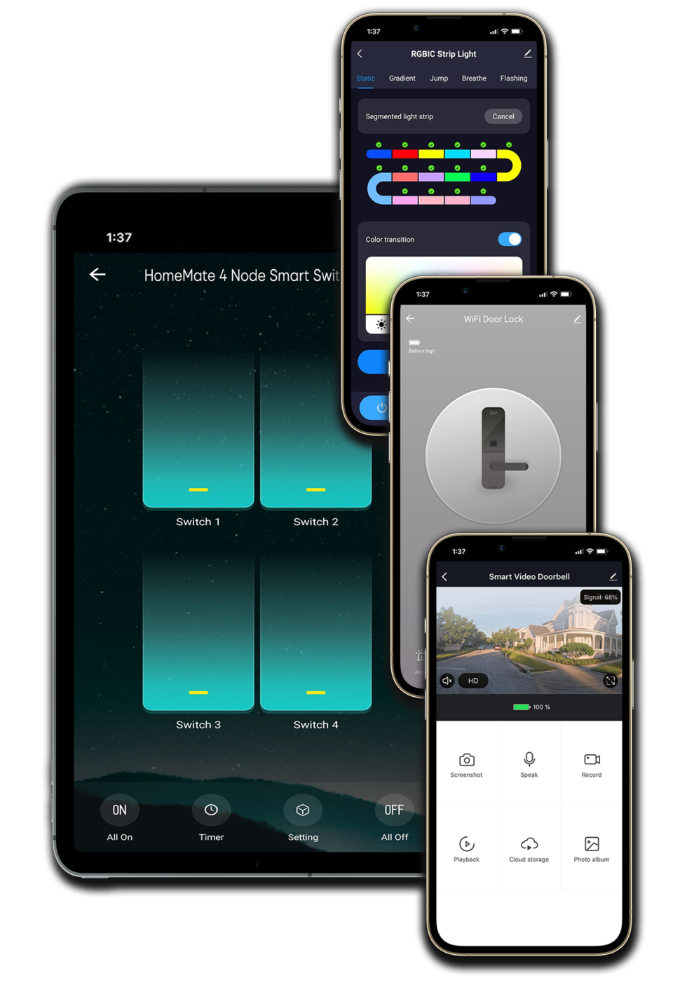 Best Smart Lighting, Switches & Security Devices - HomeMate