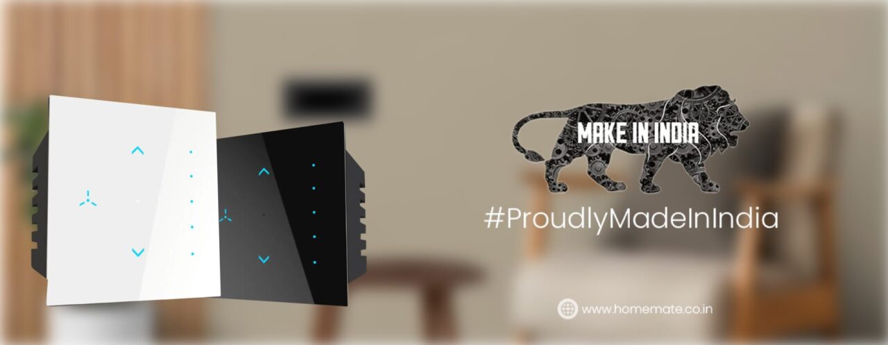 Smart Wi-Fi Fan Regulator Touch Switch in India - Homemate